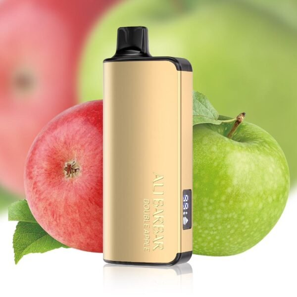 ALIBARBAR-9000-Puffs-Vape-Double-Apple-The-Vape-Bar-www.thevapebar.com_.au_.jpg ALIBARBAR INGOT 9000 PUFF – DOUBLE APPLE