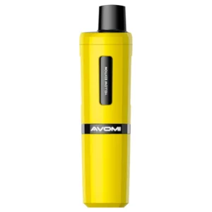Avomi_Fliq_Device_Renders_YellowEdition.webp Avomi FLIQ Prefilled Kit – Yellow Edition | 2400 Legal Puffs | 20mg Nic Salt | USB-C Rechargeable