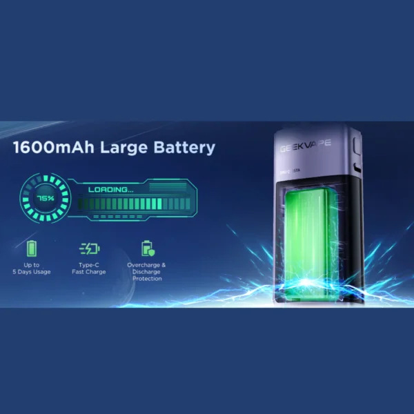 Geek Vape Digi Q Vista Pod System – 1600mAh | 35W Max | Q Cartridge Compatible 🔹