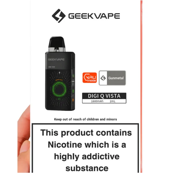 Geek Vape Digi Q Vista Pod System – 1600mAh | 35W Max | Q Cartridge Compatible 🔹