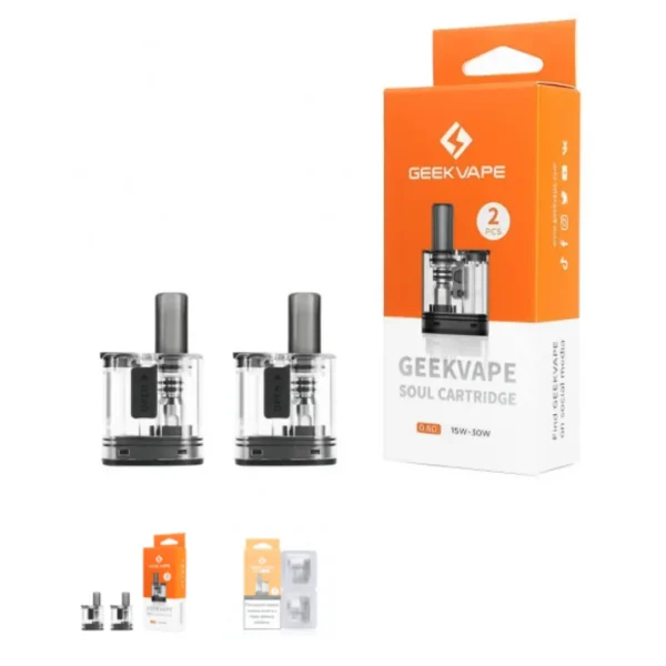 Designer_-_2025-08-29T190538.683.webp Geek Vape Soul Cartridge POD – Pack of 10 🔹