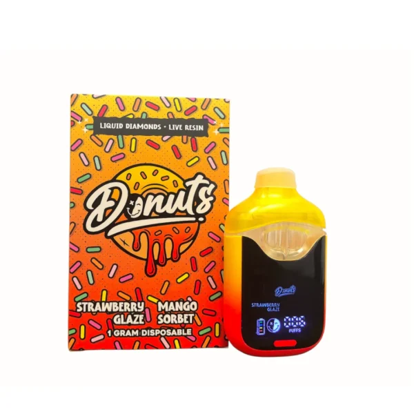 Designer_-_2025-10-16T140457.536.webp FRYD Extracts β Donuts 1ML (Empty) | Refillable Dual-Flavour Pod Device