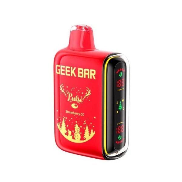 Strawberry-CC.jpg GEEK BAR VAPE 9000 PUFF β STRAWBERRY CC