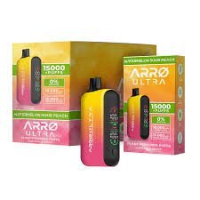 download-29.jpeg ARRØ Ultra – Watermelon Sour Peach 15,000 Puffs