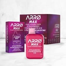 ARRØ MAX – Strawberry Pomegranate Ice (5,000 Puffs) Plant Powered Aromatherapy Device